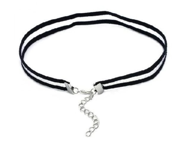 XIN01 Dantel Choker Tasma Kolye