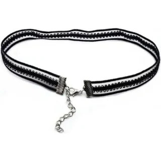Vipbt S04 Dantel Choker Tasma Kolye