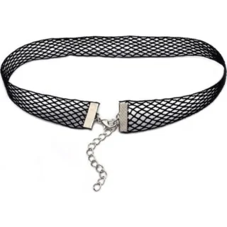 S08 Dantel Choker Tasma Kolye